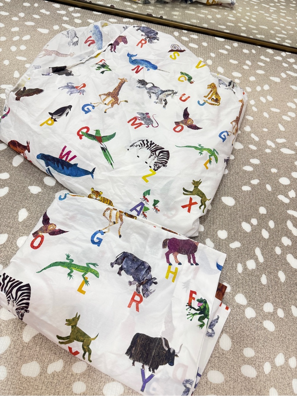 Pottery Barn Kids World of Eric Carle books Organic cotton Sheet Set Pillowcase